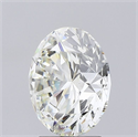 Natural Diamond 3.81 Carats, Round with Excellent Cut, J Color, VVS1 Clarity and Certified by GIA