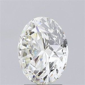 Picture of Natural Diamond 3.81 Carats, Round with Excellent Cut, J Color, VVS1 Clarity and Certified by GIA