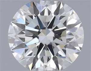 Picture of Natural Diamond 0.41 Carats, Round with Excellent Cut, I Color, VVS1 Clarity and Certified by GIA