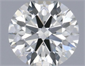 Natural Diamond 0.47 Carats, Round with Excellent Cut, J Color, VVS2 Clarity and Certified by GIA