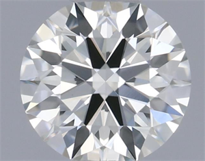 Picture of Natural Diamond 0.47 Carats, Round with Excellent Cut, J Color, VVS2 Clarity and Certified by GIA