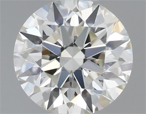 Picture of Natural Diamond 0.43 Carats, Round with Excellent Cut, K Color, VS1 Clarity and Certified by GIA