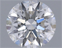 Natural Diamond 0.42 Carats, Round with Excellent Cut, E Color, VVS2 Clarity and Certified by IGI