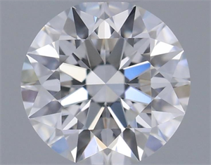 Picture of Natural Diamond 0.42 Carats, Round with Excellent Cut, E Color, VVS2 Clarity and Certified by IGI