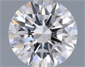 Natural Diamond 0.42 Carats, Round with Excellent Cut, E Color, VVS2 Clarity and Certified by IGI