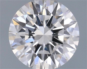 Picture of Natural Diamond 0.42 Carats, Round with Excellent Cut, E Color, VVS2 Clarity and Certified by IGI