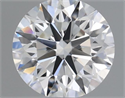 Natural Diamond 0.40 Carats, Round with Excellent Cut, E Color, VVS2 Clarity and Certified by IGI