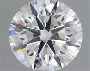 Picture of Natural Diamond 0.40 Carats, Round with Excellent Cut, E Color, VVS2 Clarity and Certified by IGI