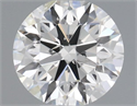 Natural Diamond 0.40 Carats, Round with Excellent Cut, H Color, SI2 Clarity and Certified by IGI