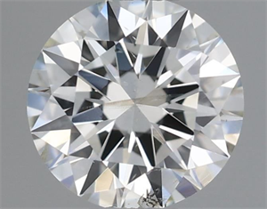 Picture of Natural Diamond 0.40 Carats, Round with Excellent Cut, H Color, SI2 Clarity and Certified by IGI