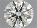 Natural Diamond 0.45 Carats, Round with Excellent Cut, K Color, VVS1 Clarity and Certified by IGI