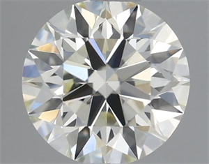 Picture of Natural Diamond 0.45 Carats, Round with Excellent Cut, K Color, VVS1 Clarity and Certified by IGI