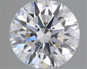 Picture of Natural Diamond 0.41 Carats, Round with Excellent Cut, D Color, VS1 Clarity and Certified by IGI