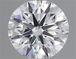 Picture of Natural Diamond 0.40 Carats, Round with Excellent Cut, D Color, VVS2 Clarity and Certified by IGI