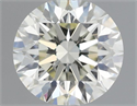 Natural Diamond 0.49 Carats, Round with Excellent Cut, K Color, VVS1 Clarity and Certified by IGI