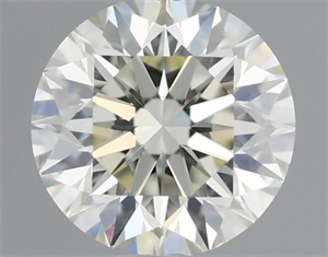 Picture of Natural Diamond 0.49 Carats, Round with Excellent Cut, K Color, VVS1 Clarity and Certified by IGI