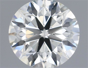 Picture of Natural Diamond 0.47 Carats, Round with Excellent Cut, K Color, VS1 Clarity and Certified by IGI