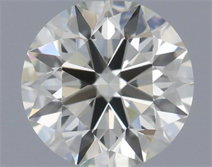 Picture of Natural Diamond 0.47 Carats, Round with Excellent Cut, K Color, VVS2 Clarity and Certified by IGI