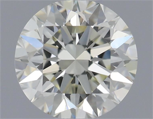 Picture of Natural Diamond 0.49 Carats, Round with Excellent Cut, K Color, VVS1 Clarity and Certified by IGI