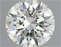 Natural Diamond 0.48 Carats, Round with Excellent Cut, K Color, VVS2 Clarity and Certified by IGI