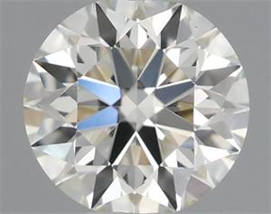 Picture of Natural Diamond 0.41 Carats, Round with Excellent Cut, J Color, VS1 Clarity and Certified by IGI