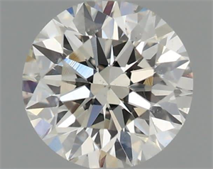 Picture of Natural Diamond 0.50 Carats, Round with Excellent Cut, J Color, VS2 Clarity and Certified by GIA