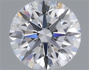 Picture of Natural Diamond 0.40 Carats, Round with Excellent Cut, E Color, VS2 Clarity and Certified by GIA