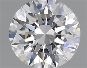 Picture of Natural Diamond 0.40 Carats, Round with Excellent Cut, E Color, VS2 Clarity and Certified by GIA