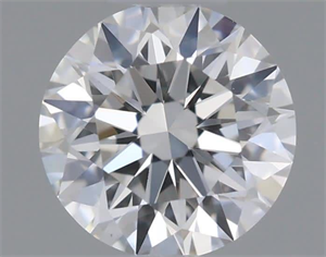 Picture of Natural Diamond 0.40 Carats, Round with Excellent Cut, F Color, VS1 Clarity and Certified by GIA