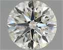 Natural Diamond 0.50 Carats, Round with Very Good Cut, J Color, SI1 Clarity and Certified by GIA