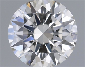 Picture of Natural Diamond 0.50 Carats, Round with Excellent Cut, I Color, VS2 Clarity and Certified by IGI