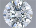 Natural Diamond 0.50 Carats, Round with Excellent Cut, H Color, SI2 Clarity and Certified by IGI