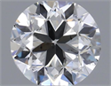 Natural Diamond 0.50 Carats, Round with Good Cut, H Color, SI1 Clarity and Certified by GIA