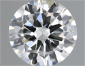 Natural Diamond 0.50 Carats, Round with Very Good Cut, F Color, SI2 Clarity and Certified by IGI