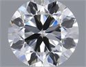 Natural Diamond 0.50 Carats, Round with Very Good Cut, H Color, VS1 Clarity and Certified by IGI