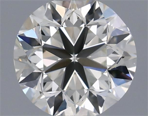 Picture of Natural Diamond 0.50 Carats, Round with Good Cut, H Color, VS2 Clarity and Certified by IGI