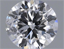 Natural Diamond 0.50 Carats, Round with Good Cut, F Color, SI2 Clarity and Certified by IGI