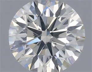 Picture of Natural Diamond 0.55 Carats, Round with Excellent Cut, J Color, VS2 Clarity and Certified by GIA