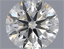 Natural Diamond 0.50 Carats, Round with Excellent Cut, J Color, SI1 Clarity and Certified by IGI