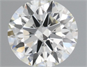 Natural Diamond 0.50 Carats, Round with Excellent Cut, K Color, SI1 Clarity and Certified by GIA