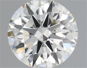 Picture of Natural Diamond 0.50 Carats, Round with Excellent Cut, K Color, SI1 Clarity and Certified by GIA