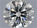 Natural Diamond 0.40 Carats, Round with Excellent Cut, I Color, SI2 Clarity and Certified by IGI