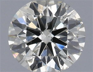 Picture of Natural Diamond 0.40 Carats, Round with Excellent Cut, I Color, SI2 Clarity and Certified by IGI