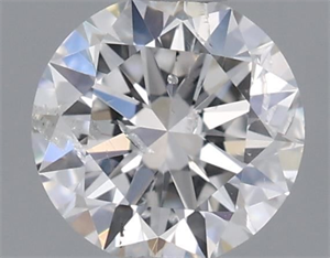 Picture of Natural Diamond 0.50 Carats, Round with Excellent Cut, D Color, SI2 Clarity and Certified by IGI