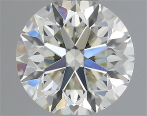 Picture of Natural Diamond 0.51 Carats, Round with Very Good Cut, J Color, VS1 Clarity and Certified by IGI