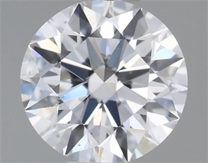 Picture of Natural Diamond 0.41 Carats, Round with Excellent Cut, E Color, SI1 Clarity and Certified by GIA