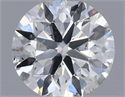 Natural Diamond 0.50 Carats, Round with Excellent Cut, E Color, SI1 Clarity and Certified by IGI