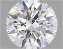 Natural Diamond 0.42 Carats, Round with Excellent Cut, E Color, VVS2 Clarity and Certified by GIA