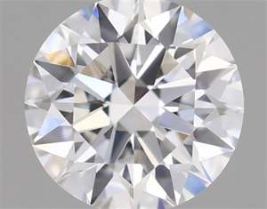 Picture of Natural Diamond 0.42 Carats, Round with Excellent Cut, E Color, VVS2 Clarity and Certified by GIA