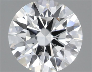 Picture of Natural Diamond 0.41 Carats, Round with Excellent Cut, I Color, IF Clarity and Certified by GIA